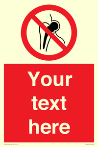 Custom prohibition No metallic implants